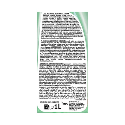 EKOSAN Multiusos (limpiador) perfumado EKOSAN 1 l.