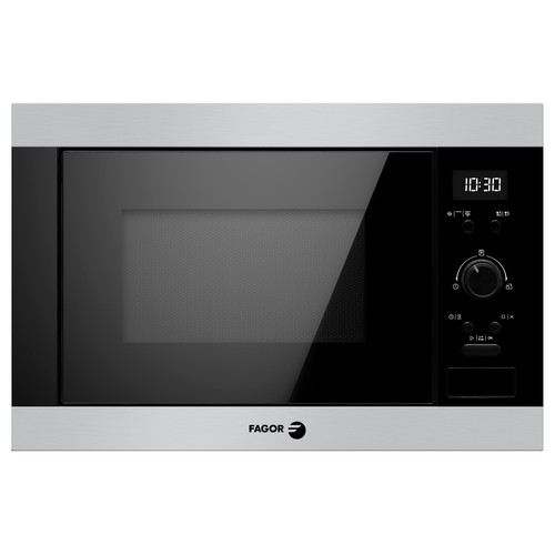Microondas con grill FAGOR 4MWB-25BEGX, color negro, capacidad 25L., potencia: 1450W, grill: 1000W.
