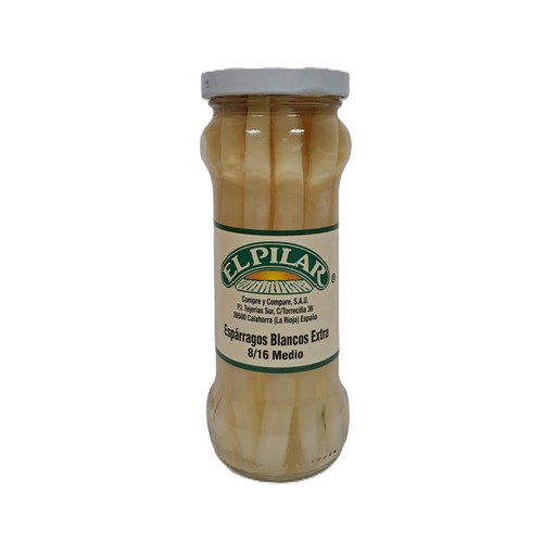 EL PILAR Espárragos 9/16 tarro 125 g
