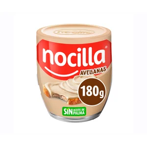 NOCILLA Crema de cacao con leche y avellanas vaso 180 g.