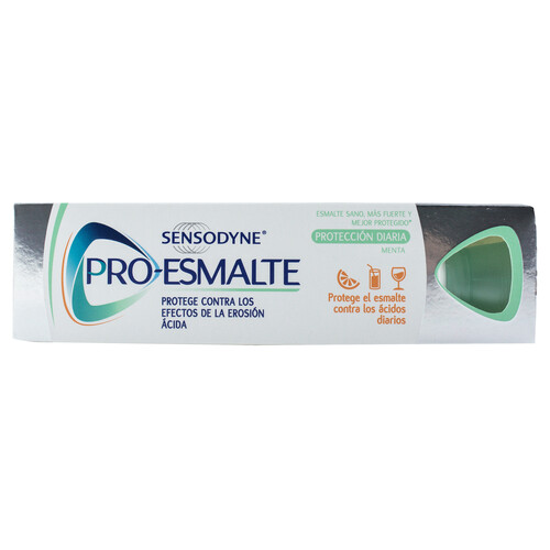 SENSODYNE Pasta de dientes de uso diario y con sabor a menta SENSODYNE Pro esmalte 75 ml.