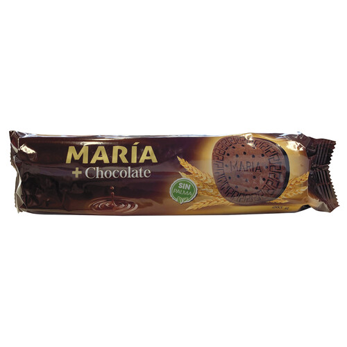 Galletas María con chocolate ARLUY 265 g.