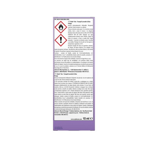 GLADE ONE Aparato y refill ambientador lavanda  