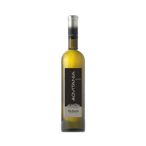 AQUITANIA  Vino blanco albariño con D.O. Rías Baixas AQUITANIA botella de 75 cl.