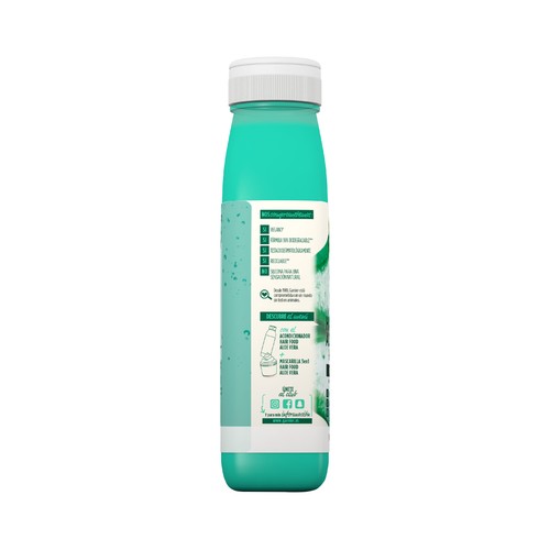 FRUCTIS Hair food de Garnier Champú hidratante con aloe vera, para cabellos normales 350 ml.