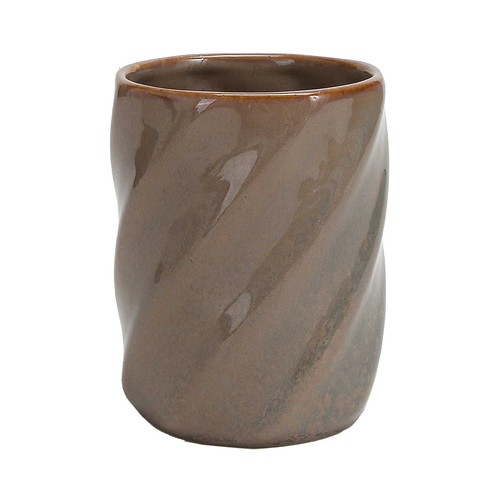 Vaso de cerámica, estilo Mochaccino para baño. ACTUEL