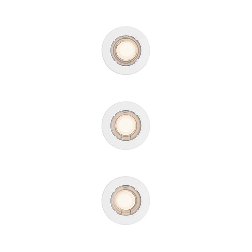 Pack 3 focos empotrables fijo redondo gu10 blanco. PHILIPS
