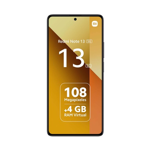 XIAOMI Redmi Note 13 5G negro, 256GB + 8GB Ram, móvil 16,9cm (6,67").