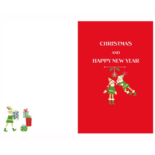 Tarjeta de felicitación navideña religiosa, DRAEGER.