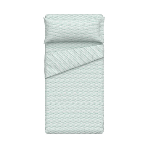 Juego de sábanas de percal para cama de 90cm, 100% algodón, ACTUEL.