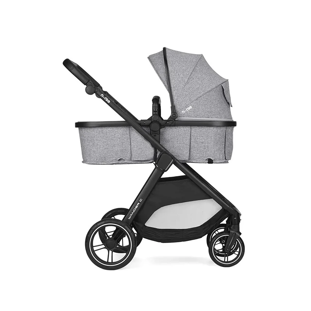 Combi trio 2 en 1 NURSE, portabebés, base isofix, color iron