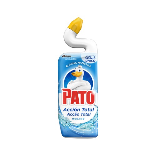 Gel limpiador WC líquido antical aroma oceánico PATO 750 ml.
