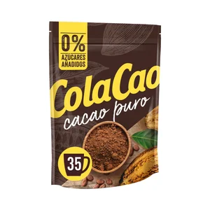 COLACAO PURO  Cacao en polvo puro sin azúcares añadidos 250 g.