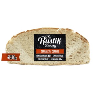 Imagen de THE RUSTIK BAKERY Pan de hogaza (masa madre) con cereales 450 g.