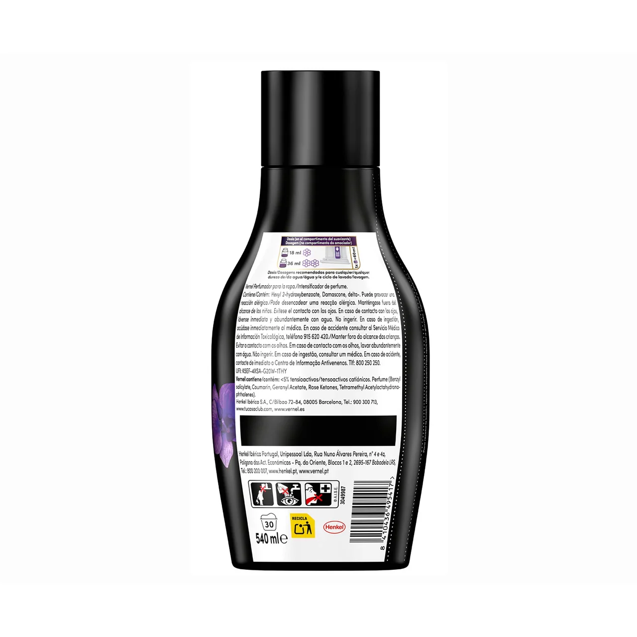 Perfumador para la ropa 30 dosis 540ml.