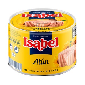 ISABEL Atún en aceite de girasol 260 g.