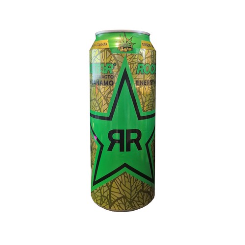 ROCKSTAR Bebida energética con extracto de cáñamo lata 50 cl.