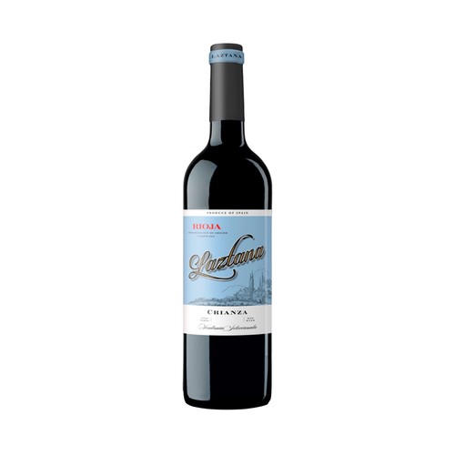 LAZTANA Vendimia seleccionada Vino tinto crianza con D.O. Ca. Rioja botella 75 cl.