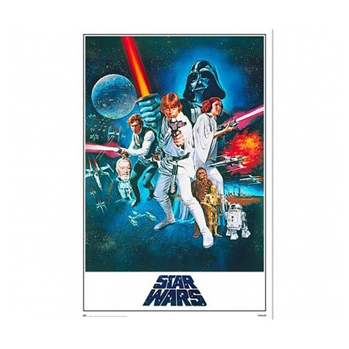 Póster Star Wars Classic La Guerra De Las Galaxiax 61x91,5cm, GRUPO ERIK.