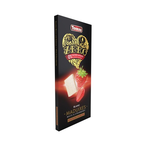 TORRAS Chocolate blanco sin azúcares añadidos 125 g.