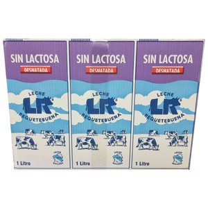 precios L.r. Leche Desnatada De Vaca, Sin Lactosa 6 X 1L. en Alcampo