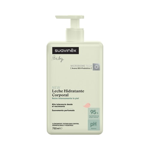 SUAVINEX Baby Loción corporal hidratante de textura suave y sedosa 750 ml.