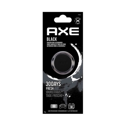 Ambientador rejilla coche AXE BLACK 30 días.