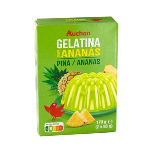 Producto Alcampo Gelatina Sabor a Piña 2 X 85 G.