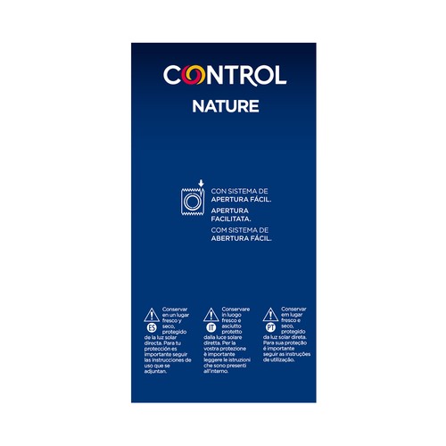 CONTROL Preservativo lubricados con perfecta adaptabilidad CONTROL Nature 24 uds.