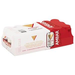 Imagen de AMBAR ESPECIAL  Cerveza rubia pack 18 uds. x 33 cl