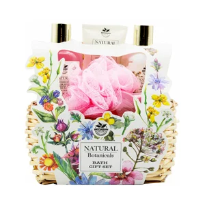 BECASAN NATURE Botanicals Cesta con productos para el baño.