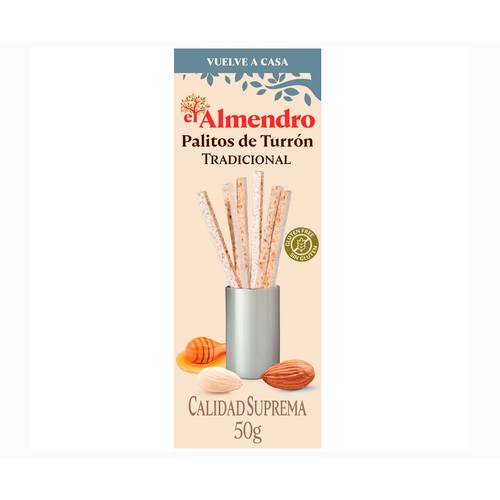 EL ALMENDRO Sticks de turrón tradicionales 50 g.