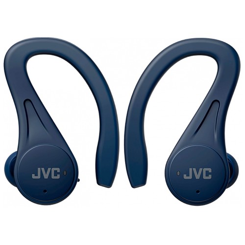 Auriculares Bluetooth deportivos JVC HA-EC25T-AU con estuche de carga, hasta 30 horas de autonomía, color azul...