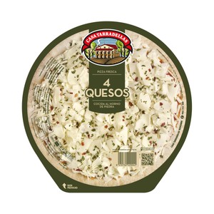 Imagen de CASA TARRADELLAS Pizza fresca 4 quesos cocida al horno de piedra CASA TARRADELLAS 390 g.
