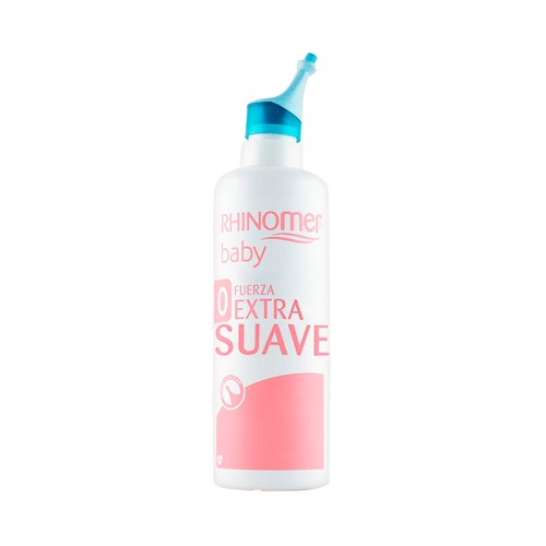 RHINOMER Agua de mar para limpieza nasal fuerza 0 (extra suave) RHINOMER baby 115 ml.