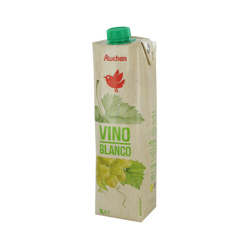 PRODUCTO ALCAMPO Vino blanco de mesa sin denominación de origen PRODUCTO ALCAMPO brik 1l.