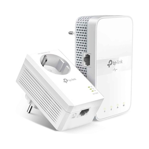 Kit Powerline Gigabit AV1000 Wi-Fi AC1200 ,TP-LINK WPA7617KIT ,Toma de Enchufe , Puertos Gigabit.