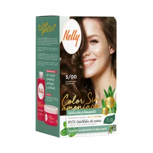 NELLY Color protect Coloración permanente sin amoniaco, tono 5/00 Castaño claro.