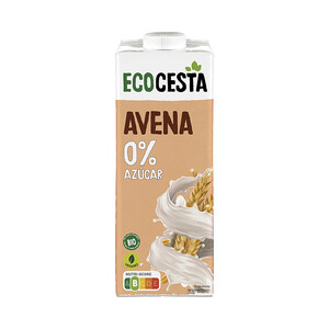 Imagen de ECOCESTA Bebida de avena ecológica, sin azúcar y aptas para veganos 1 l.