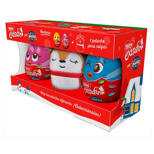 NESTLÉ Huevos extrafino + peluche 80 gr.