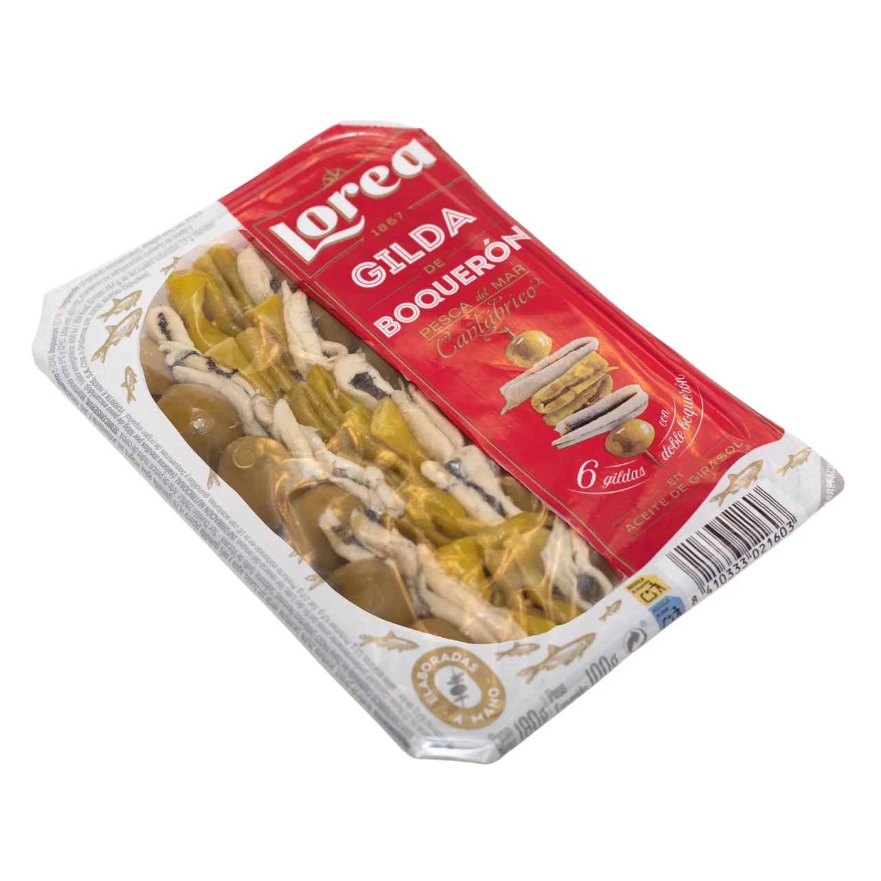 Gildas de boquerón del Cantábrico 100 gr.