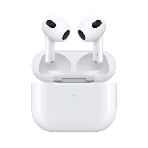 Auriculares bluetooth tipo intrauditivo APPLE Airpods (3rd Generation), control táctil, alcance 10m, autonomía hasta 30h con estuche.