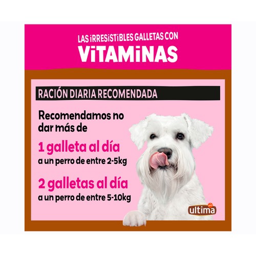 ULTIMA Snack perro mini galletas con vitaminas 150 gr.