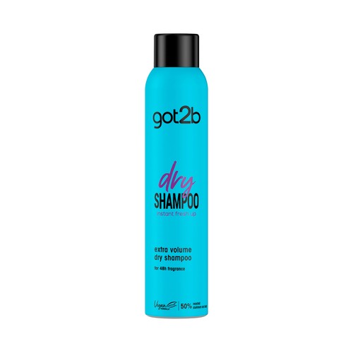 GOT2B Champú seco extra volumen con fragancia hasta 48 horas 200 ml.
