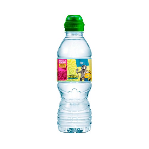 AQUAREL Agua mineral con tapón sport botella de 330 ml.