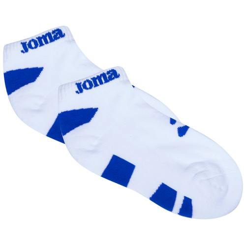 Pack de 2 pares de calcetines invisibles para niño JOMA, color blanco, talla 31/34.