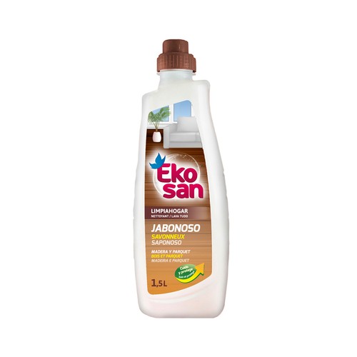 EKOSAN Limpiador jabonoso para madera y parquet EKOSAN 1,5 l.
