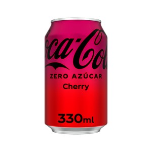 Imagen de COCA COLA Zero azúcar Refresco de cola cherry lata de 330ml