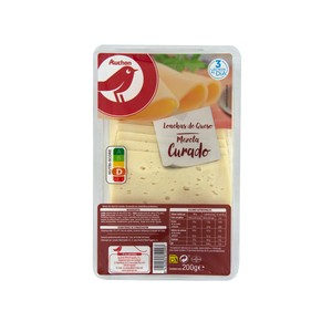 Imagen de AUCHAN Queso en lonchas mezcla curado 200 g. Producto Alcampo
