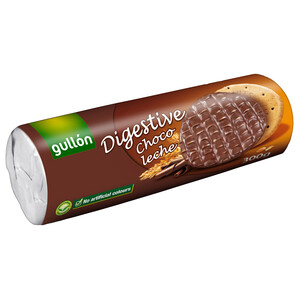 GULLÓN Galleta de trigo recubierta con chocolate GULLÓN Digestive 300 g.